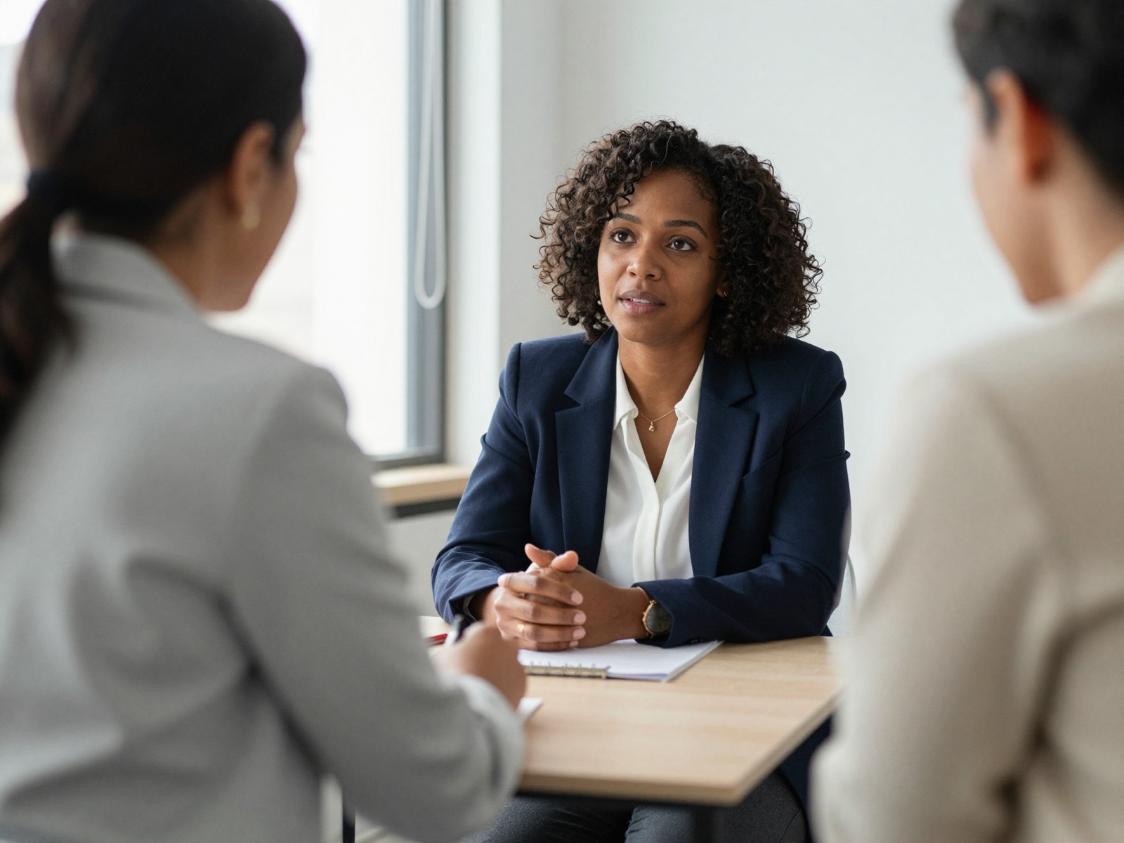 Keshia Schipper in a one-to-one coaching conversation